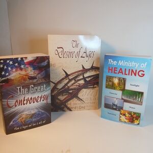 E.G. White Seventh Day Adventist 3 Book Collection